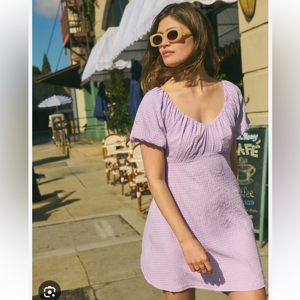 Old Navy Flutter Sleeve Mini Swing Dress